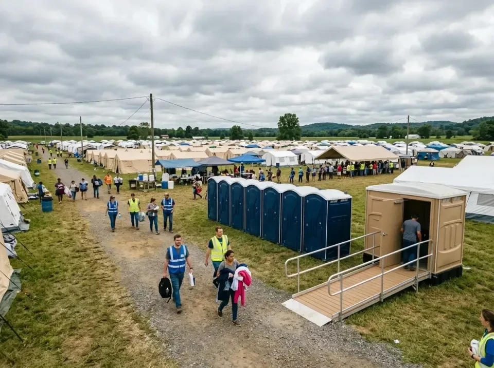 disaster-relief-camp-restrooms-010 — frequently asked questions, Dumpster & Portable Bathrooms Rental in Spring City, TN